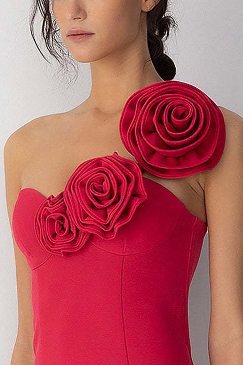 Flores Rose Midi Dress