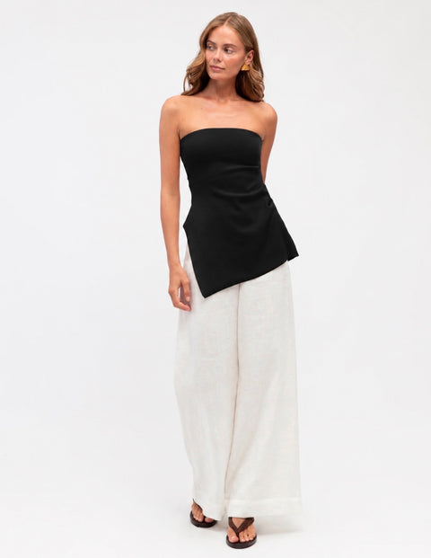 Bonnie Strapless Longline Top