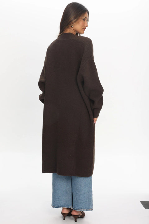 COCO LONGLINE KNIT CARDI