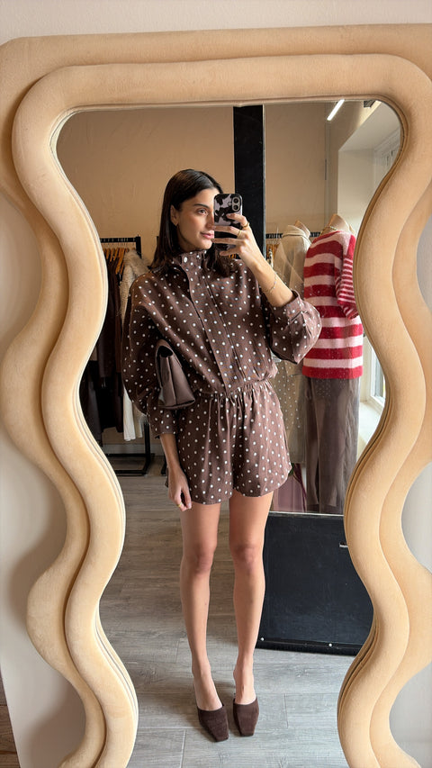 Clara Bomber Set Polka Dot