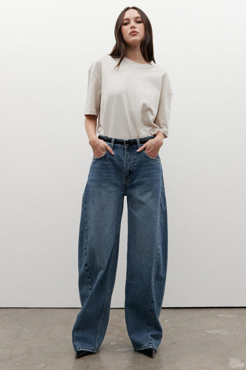 BROOKLYN BARREL LEG JEAN