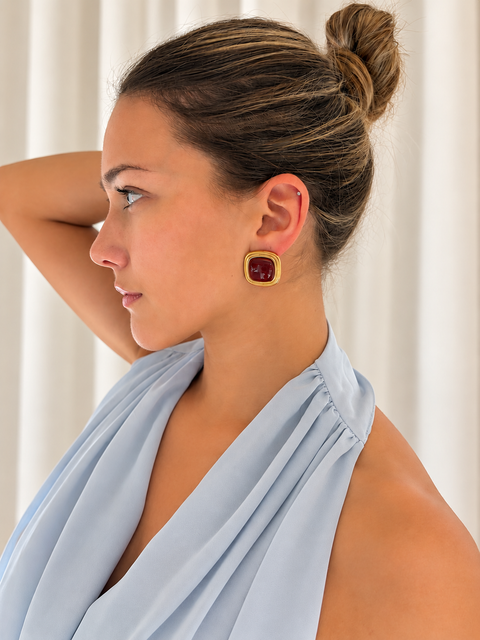 Jordan Square Earrings