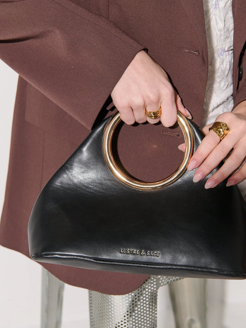 Hailey Statement Handle Bag