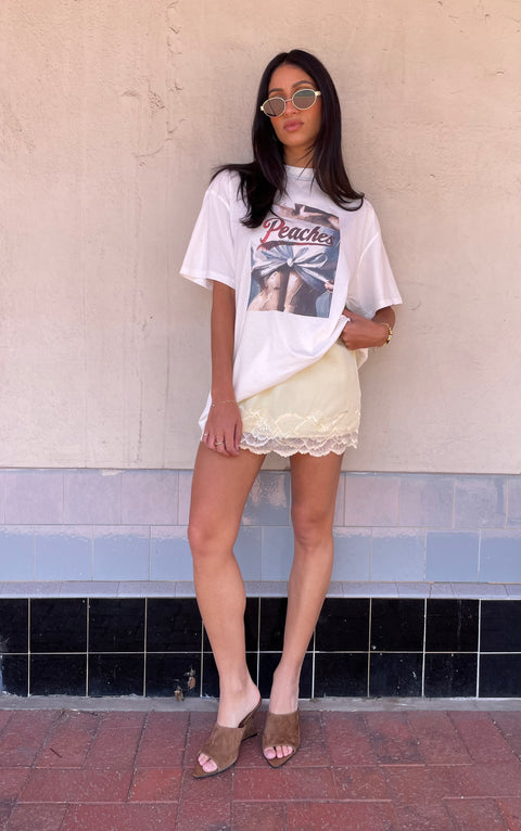 Chantelle Lace Trim Skirt