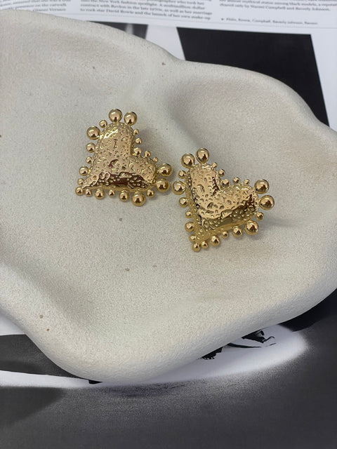 Statement Heart Earrings