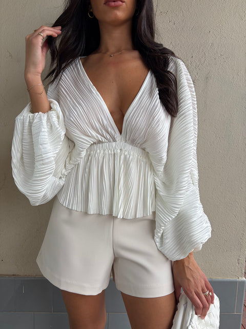Jess Pleated Top