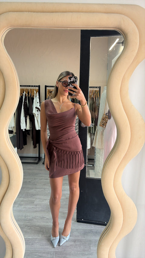 Romy Fringe Mini Dress