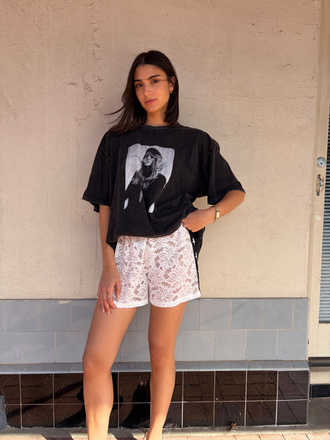 Starstruck Lace Track Shorts