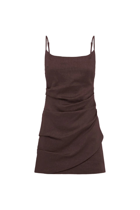 RANI LINEN MINI DRESS