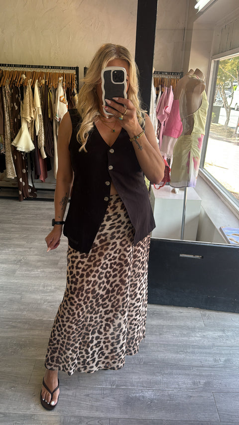 Lucie Sheer Maxi Skirt