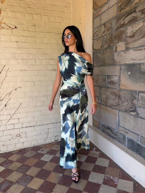 Verona One Shoulder Maxi Dress