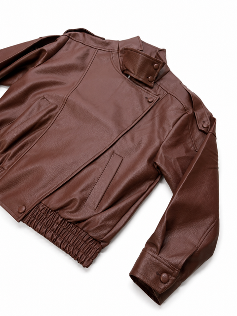 Isla Funnel Neck Bomber Jacket
