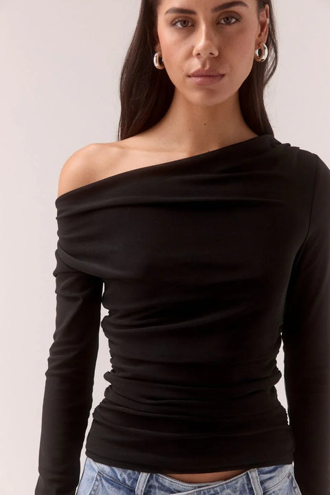 MYRIAD COWL LONG SLEEVE