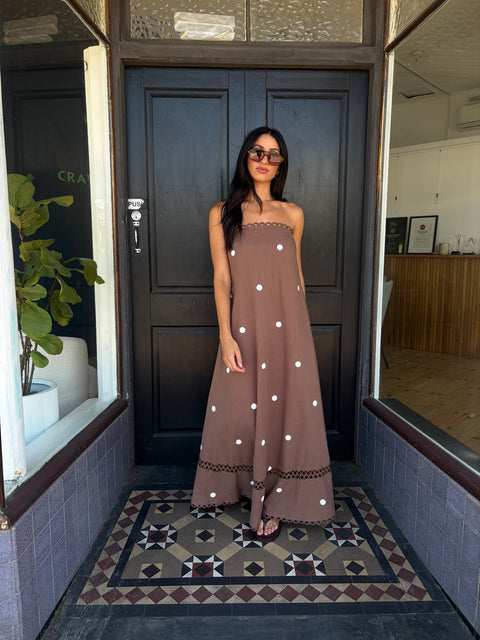 Monika Strapless Maxi Dress