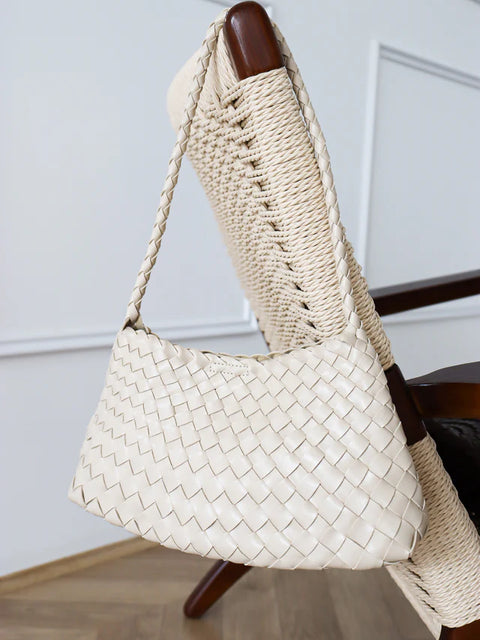 ROSELLE WOVEN SHOULDER BAG