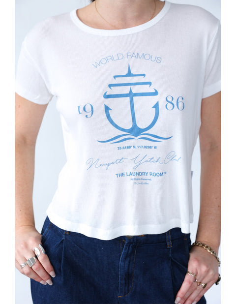 Newport Yacht Club Baby Tee