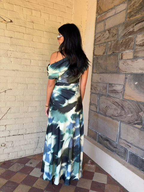 Verona One Shoulder Maxi Dress