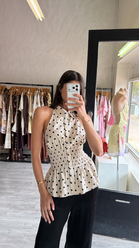 Zuri Halter Shirt Top