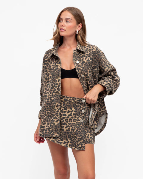 Giselle Denim Mini Skort