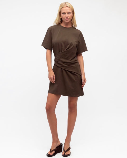 Sienna Drape T-Shirt Dress