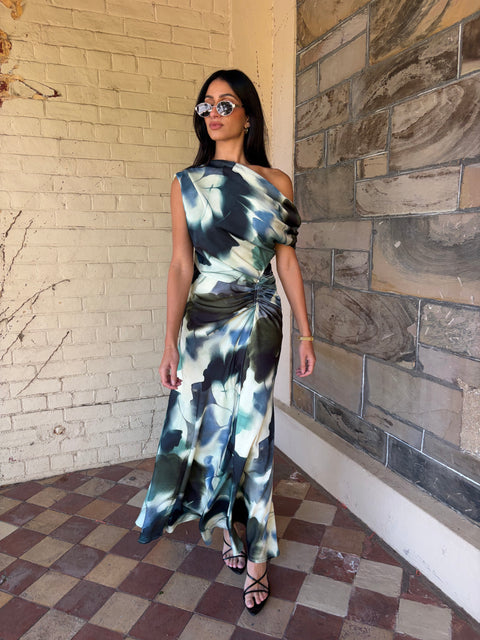 Verona One Shoulder Maxi Dress