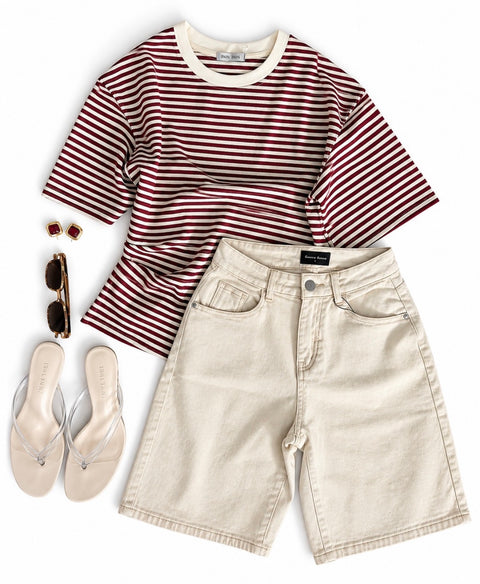 Charlie Longline Denim Shorts Sand