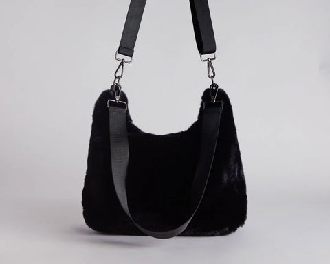 Slouch Faux Fur Bag