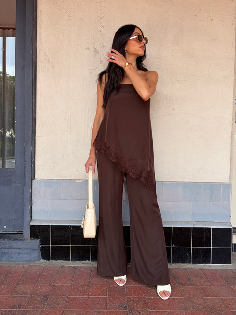 Sora Strapless Top Pant Set