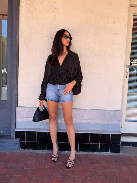 Jess Pleated Top