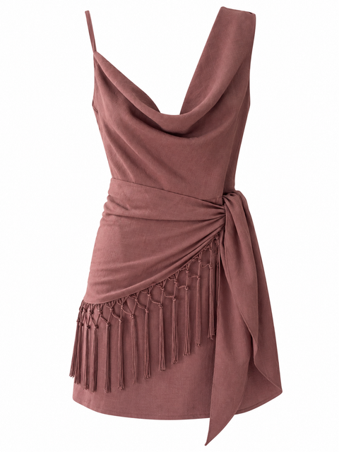 Romy Fringe Mini Dress