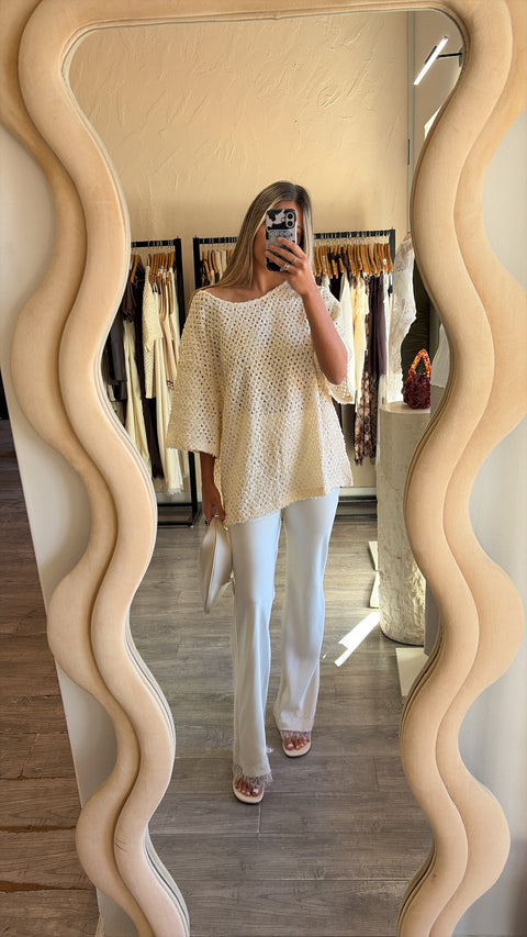 SHELL LUXE SEQUIN TEE