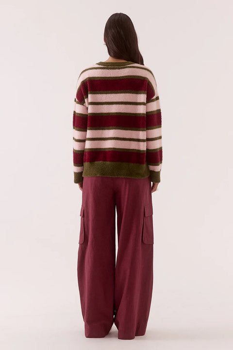 HOLLAND STRIPE CREW KNIT