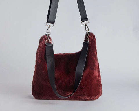 Slouch Faux Fur Bag