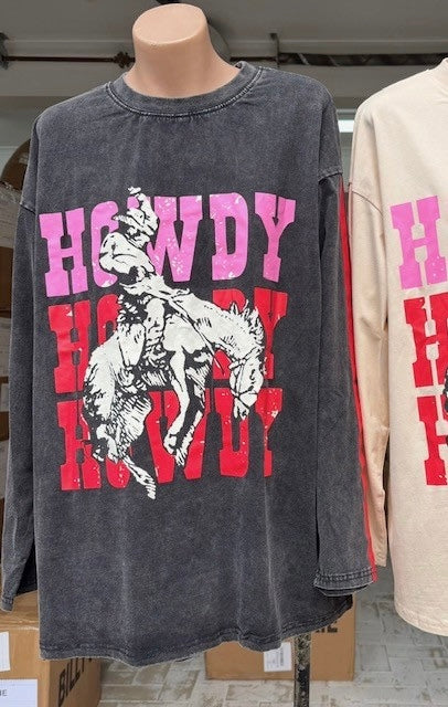 Howdy Long Sleeve Tee