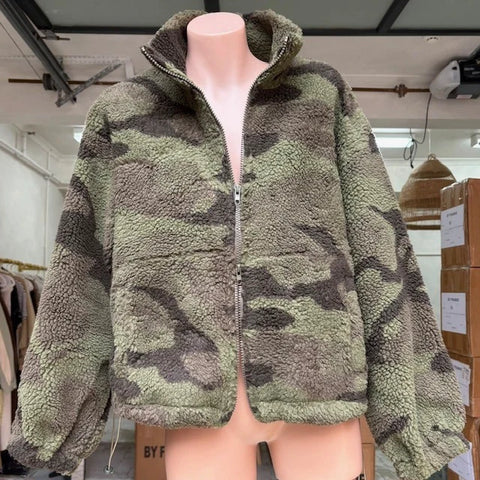 Camo Teddy Jacket