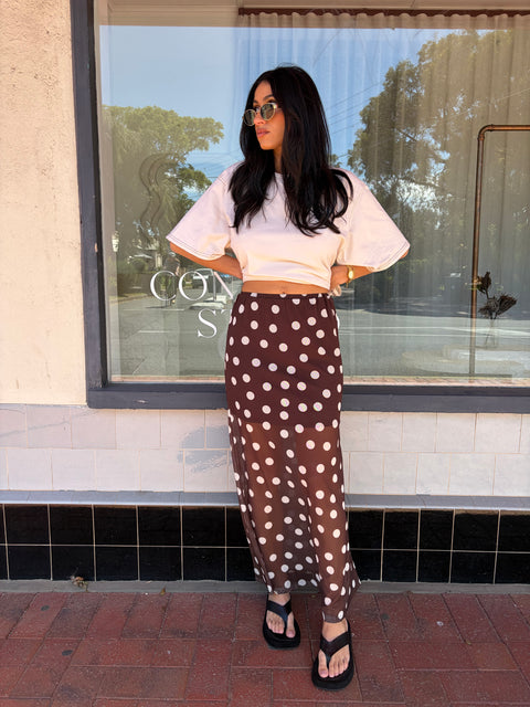 The Dot Maxi Skirt
