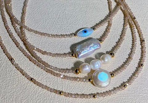 Evil Eye Beaded Choker