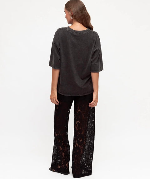Jemma Lace Pants Black