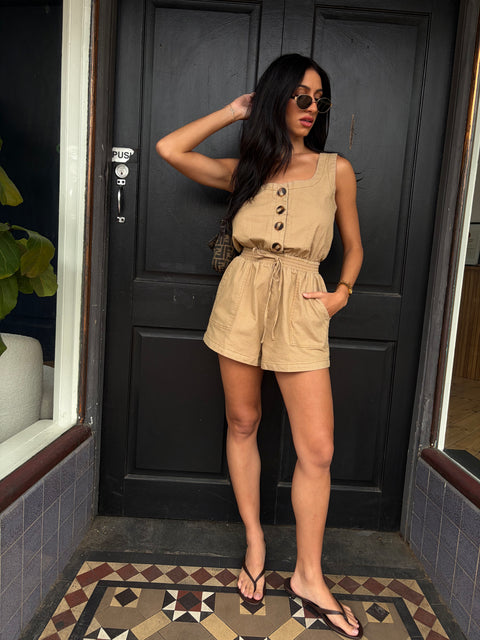 Monroe Denim Playsuit