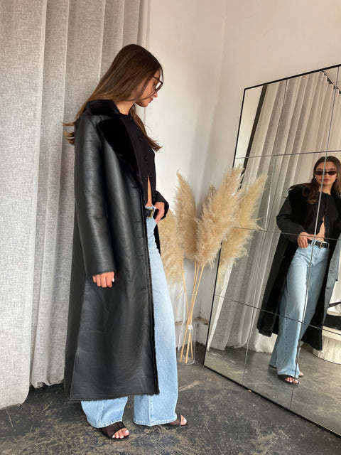 Dea Ritchie Reversible Faux Fur Coat