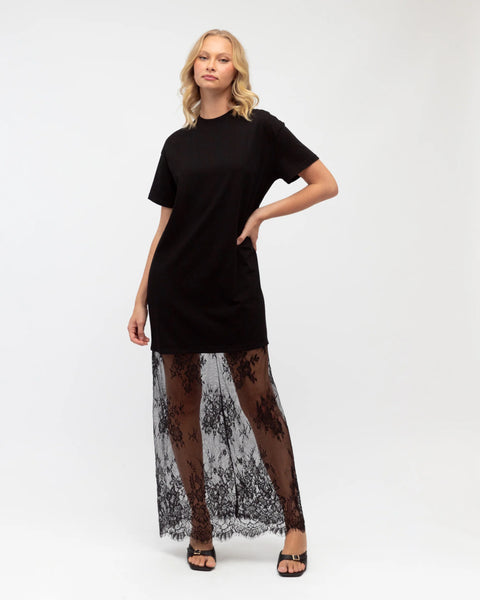 ANIKA Lace Tee dress