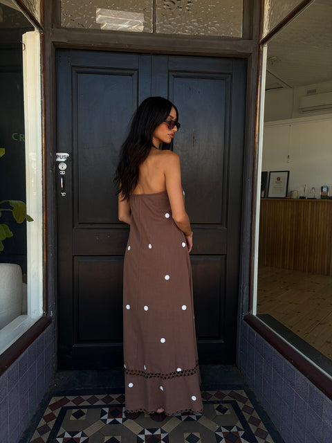 Monika Strapless Maxi Dress