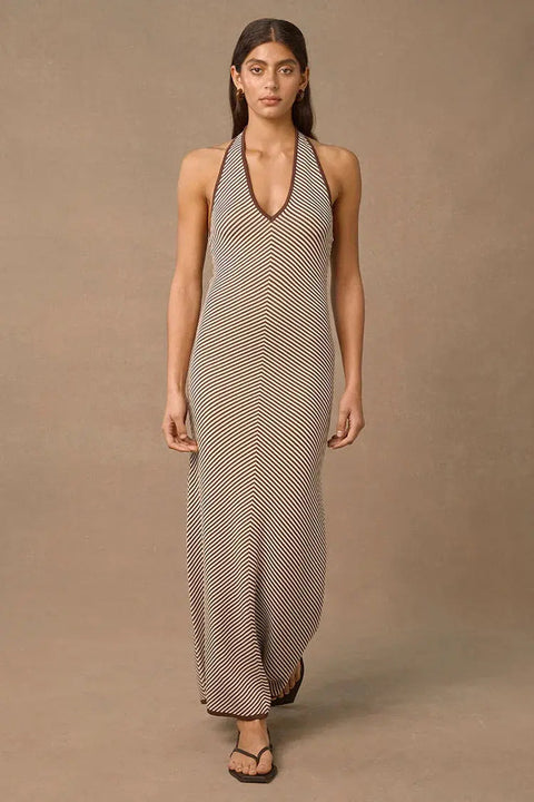 Shoal Knit Halter Dress (final sale)