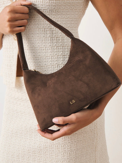 KATIE SHOULDER BAG IN SUEDE