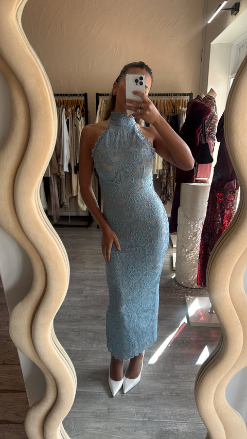 Alessia High Neck Midi