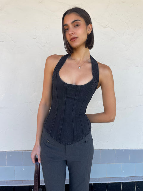 SABINE DENIM CORSET