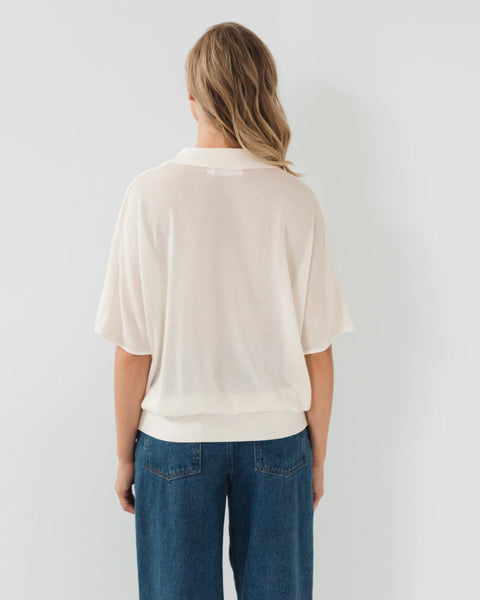 Raven Polo Knit Top