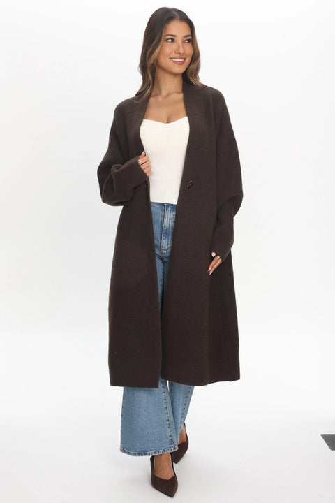 COCO LONGLINE KNIT CARDI
