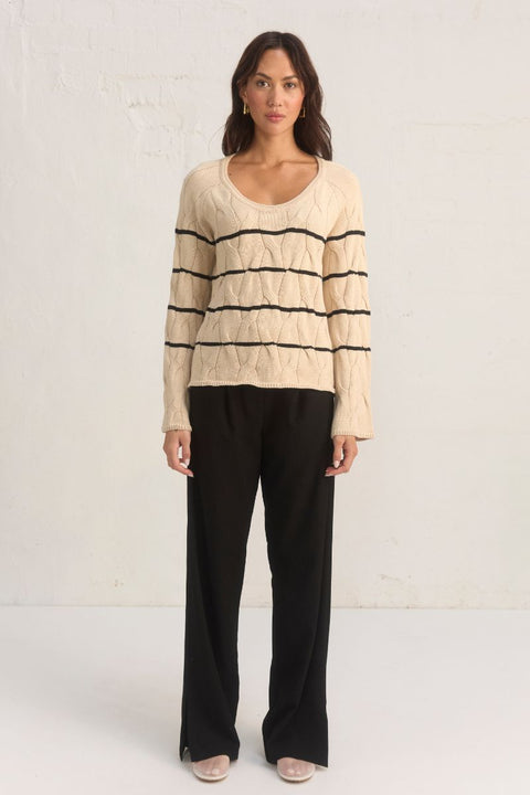 MONUMENT STRIPE KNIT