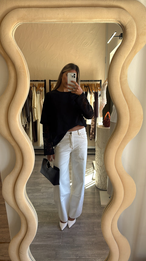 Haze Lace Long Sleeve Tee